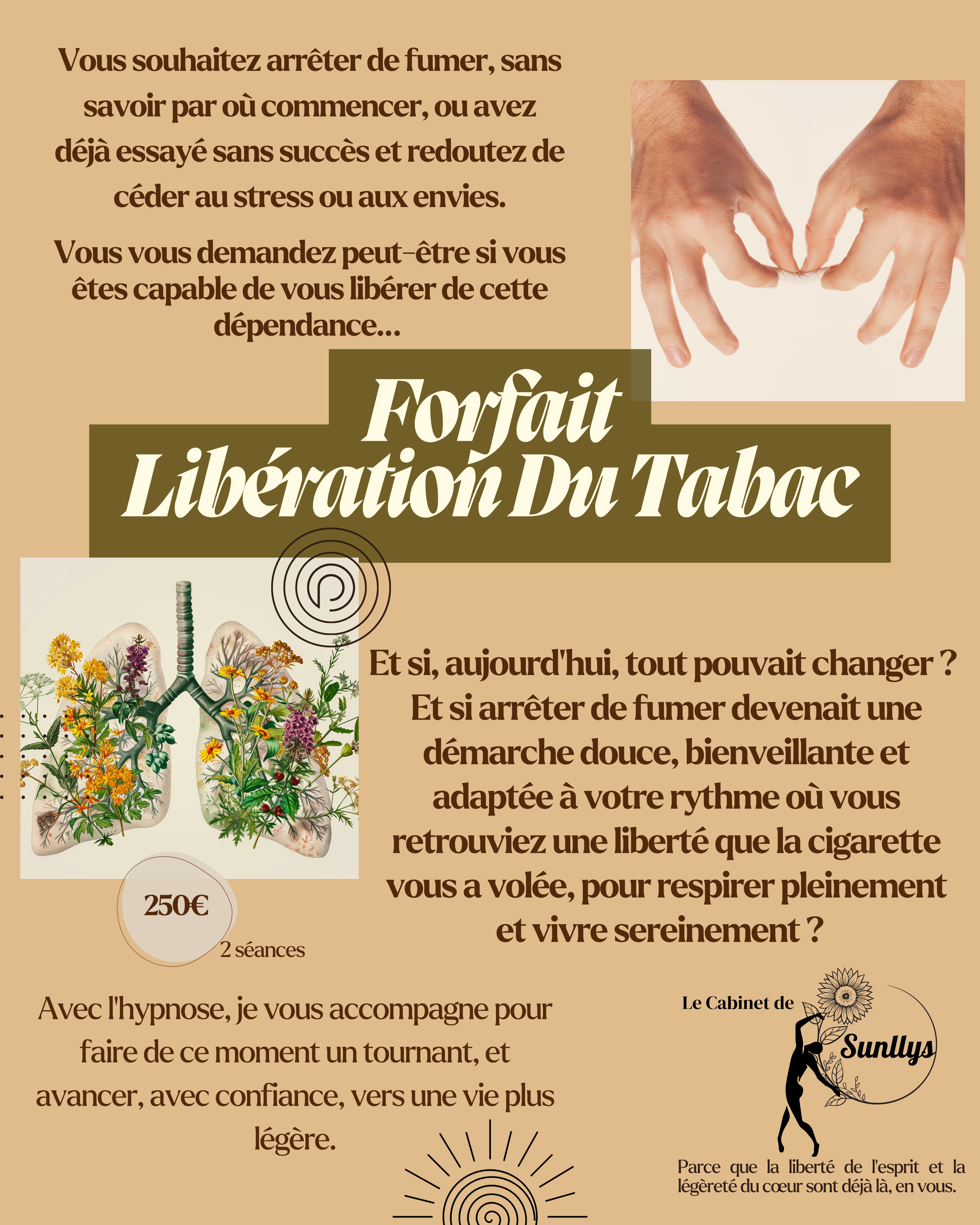 Accompagnement pour l'arrêt du tabac par hypnose